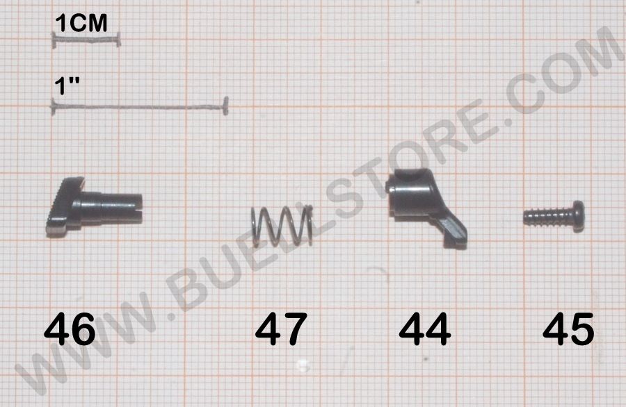 GAMO PULSANTE SBLOCCO CARICATORE COMPLETO - N. ESPLOSO 44 - 45 - 46 -47