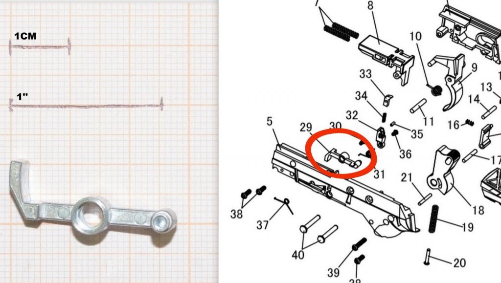 GAMO - RICAMBIO PER PISTOLA PT85 N. ESPLOSO 29