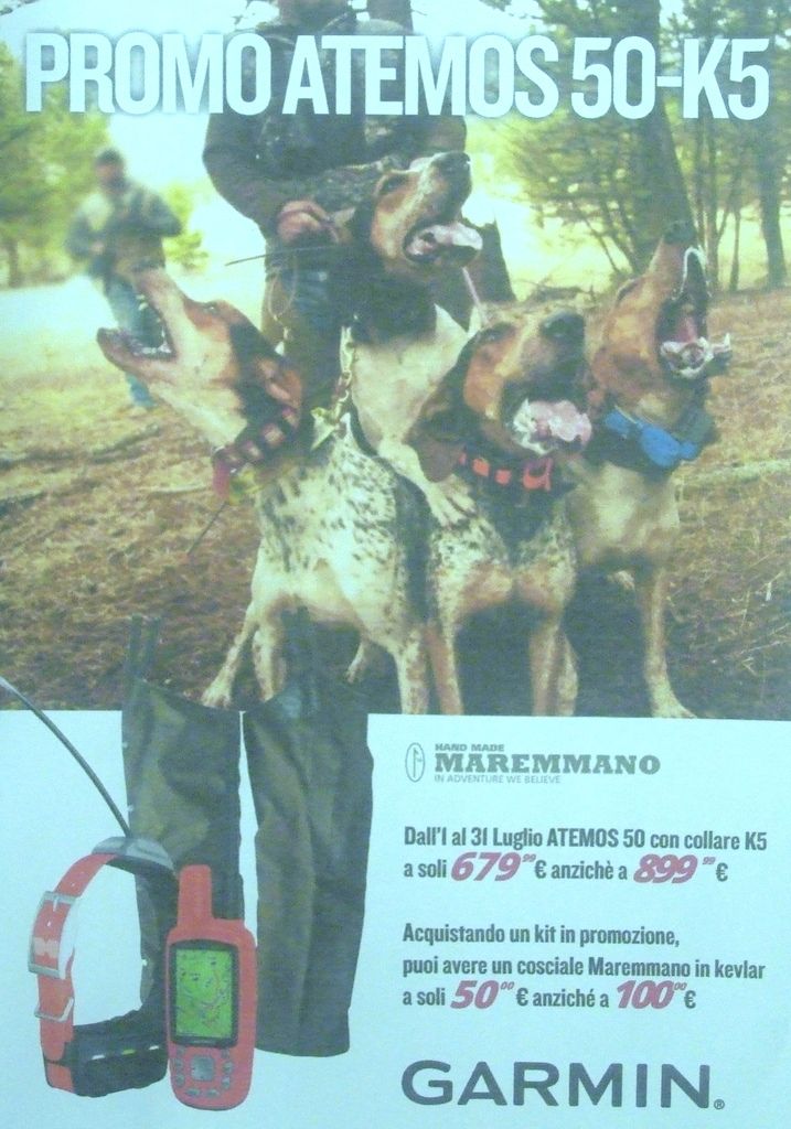 OFFERTA KIT GARMIN ATEMOS 50 K5 + MAREMMANO - COSCIALI IN KEVLAR 
