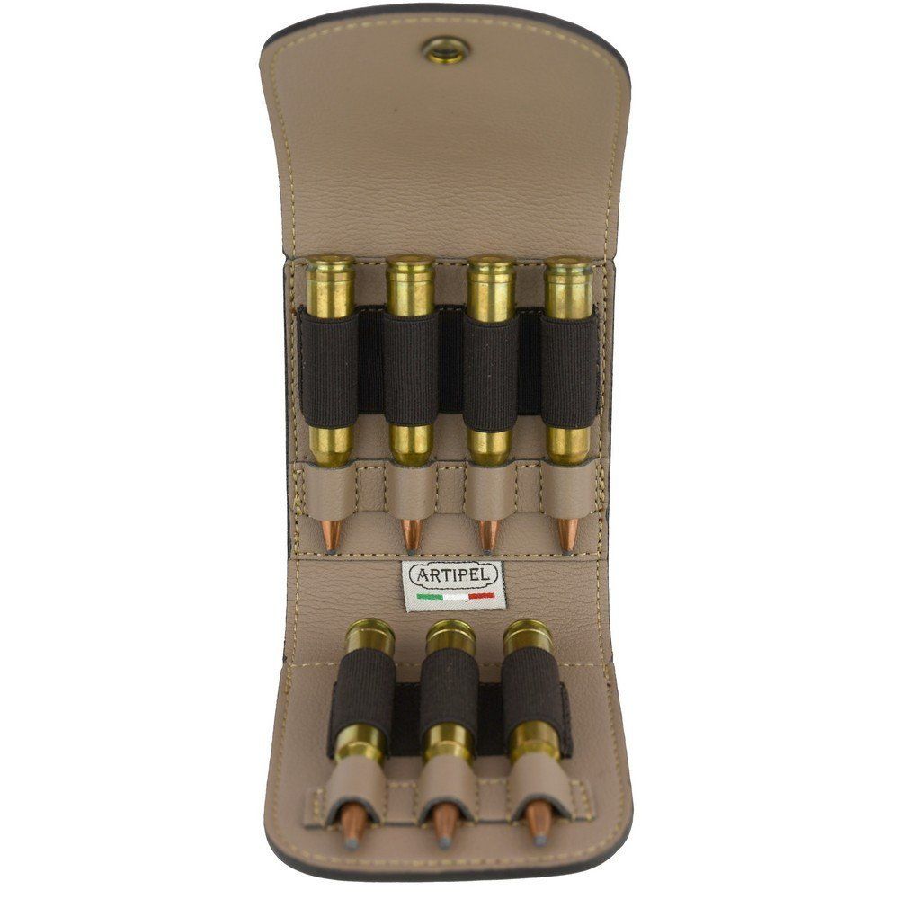 ARTIPEL GIBERNA IN PELLE PER cal. 223 - 300 Winchester | 7 Celle