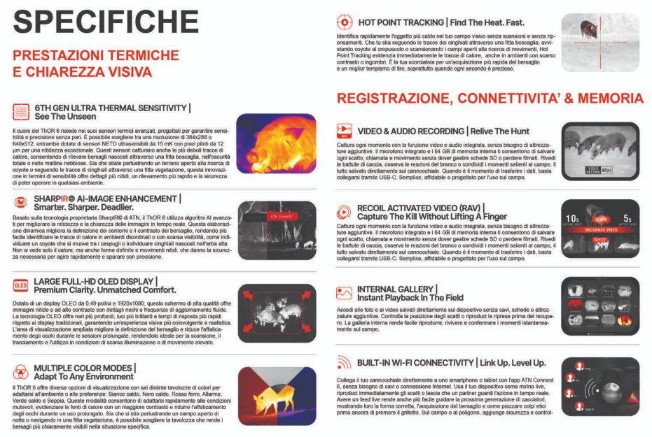 ATN THOR 6 ELITE LRF - 3-24x - 640x512 - 50 mm