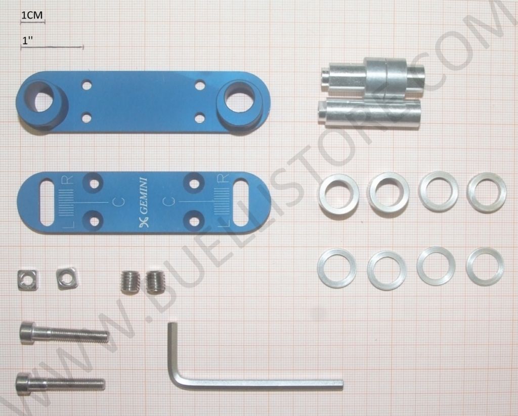 kit regolazione nasello per calcio fucile 