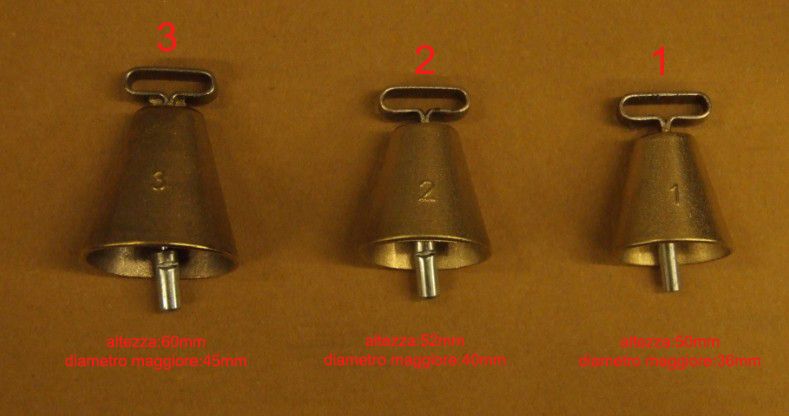 GERMAN CAMPANELLA IN BRONZO 9.3416