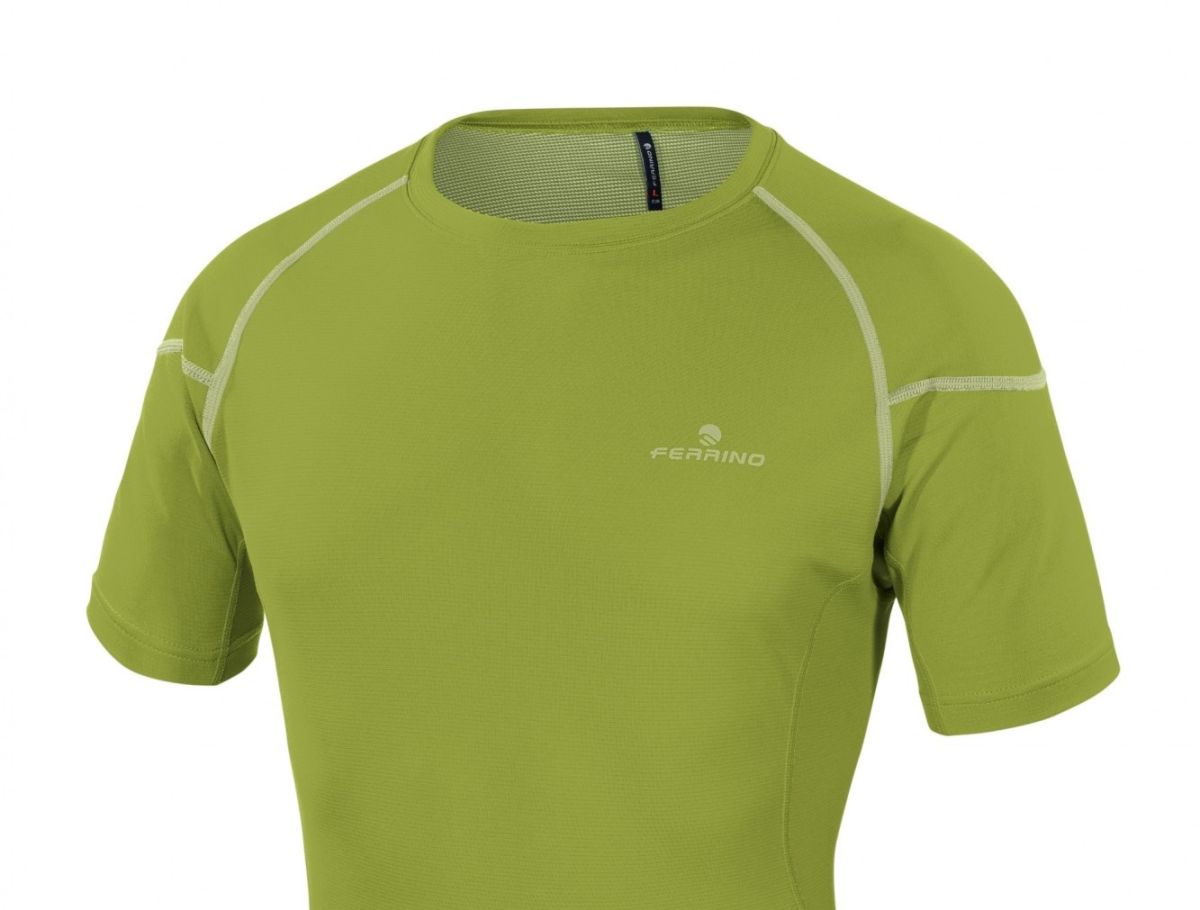 KASAI T-SHIRT DA UOMO CON TRATAMENTO ANTI-ODORE SAGE GREEN - FERRINO TG XL