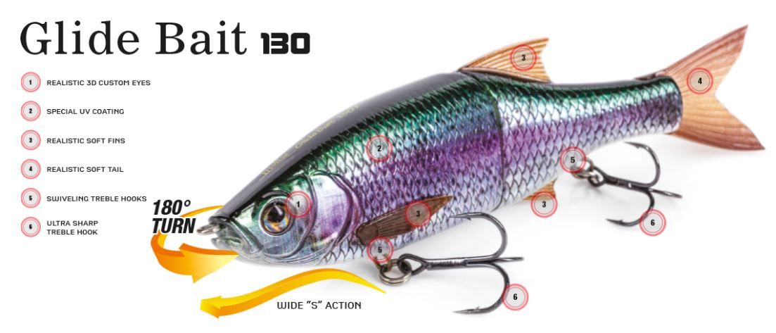 MOLIX GLIDE BAIT 130 SLOW SINKING