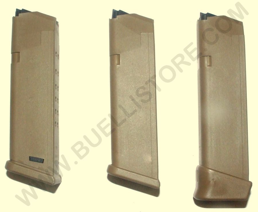 CARICATORI PER PISTOLE GLOCK 19X E 17 GENERAZIONE 5 COLORE FDE 