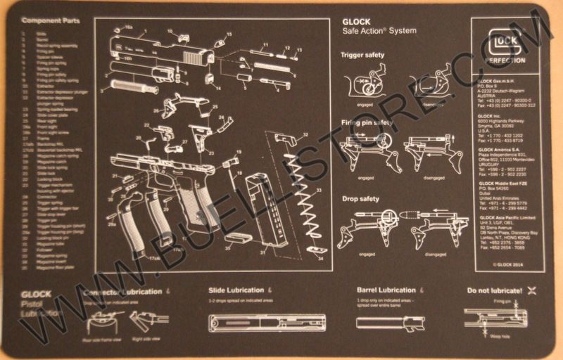 GLOCK TAPPETINO CON ESPLOSO GENERAZIONE 4