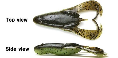 NOISY FLAPPER 3.5'' BLACK RED BELLY