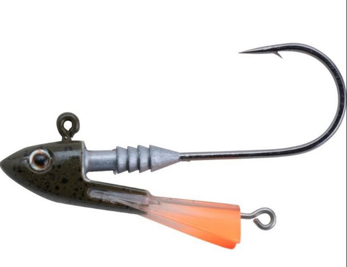 BERKLEY - SNAP JIG - 7G - 1/0 - green pumpkin orange