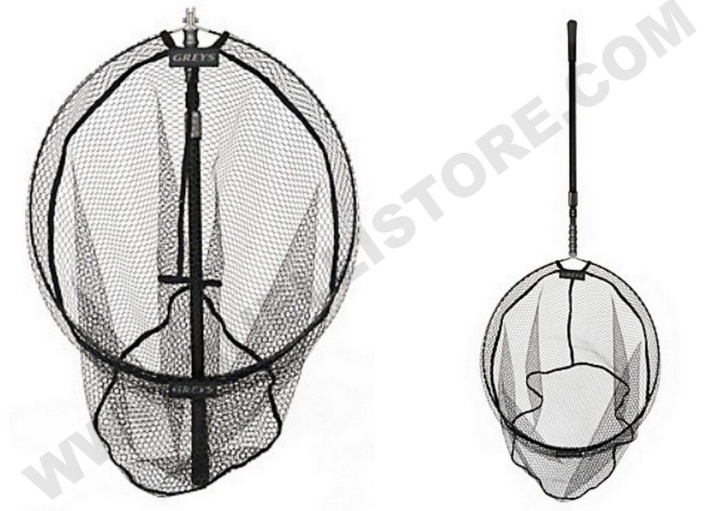 GREYS GX TELESCOPIC FOLDING LANDING NET - GUADINO TELESCOPICO PIEGHEVOLE