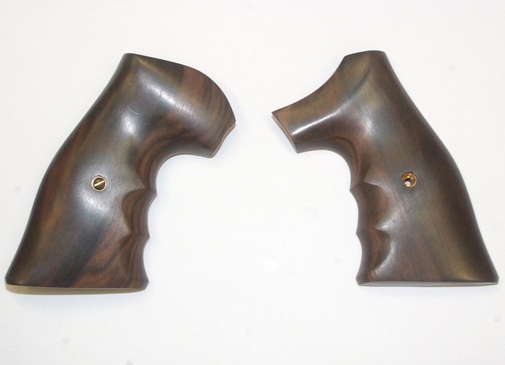 GUANCETTE IN LEGNO COMBAT SPL PER SMITH & WESSON TELAIO K FRAME - ROUND BUTT