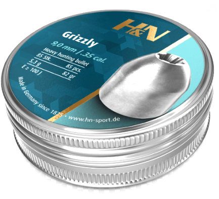 H&N GRIZZLY PIOMBINI CAL, 9 MM - PESO; 8.2 GRAMMI - 85 PZ