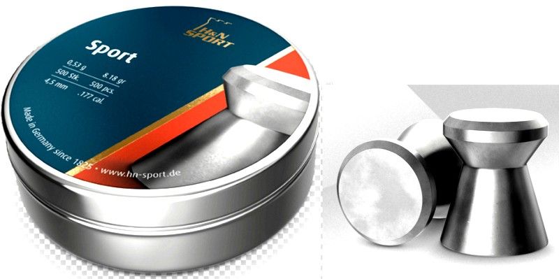 H&N PIOMBINI SPORT cal. 4,5 (.177) 0.53g - 500 pz.