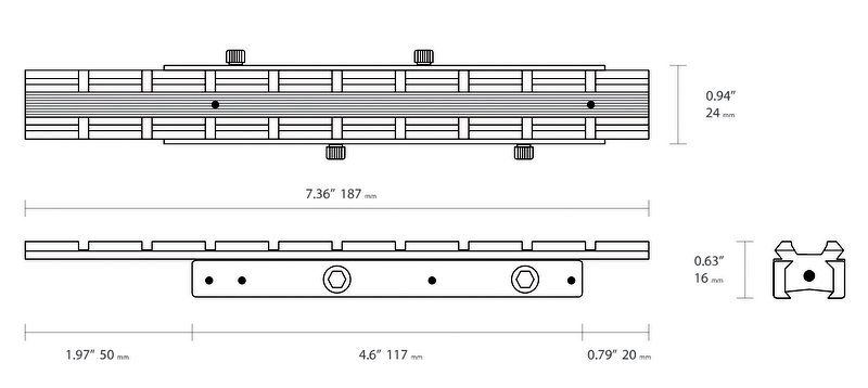 HAWKE BASE ADAPTER DA 11mm A WEAVER EXTENDED