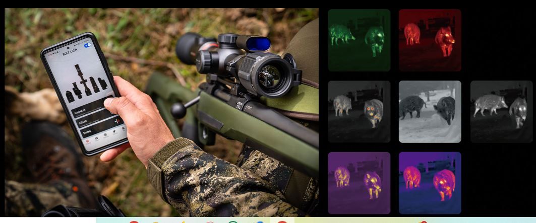 CANNOCCHIALE TERMICO BOLT COMPATTO E LEGGERO CON TELEMETRO P25R - NOCPIX