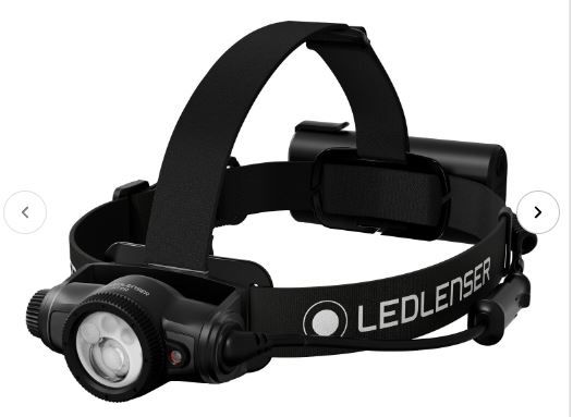LAMPADA FRONTALE LEDLENSER  RICARICARICABILE  H9R  2200 LUMES 250 METRI