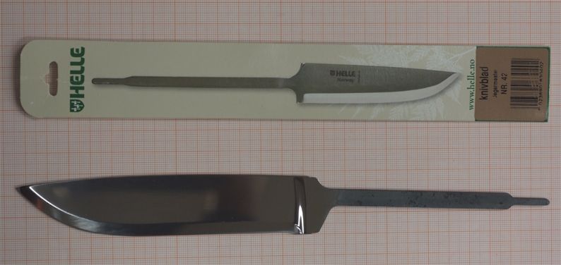 HELLE KNIVBLAD JEGERMESTER - LAMA COLTELLO SENZA MANICO MOD.42