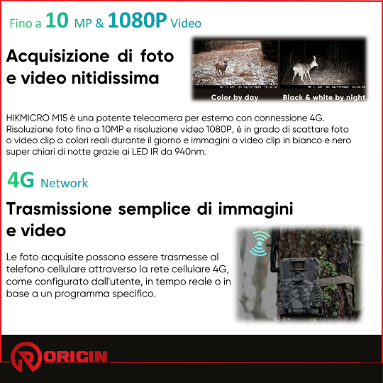 FOTO TRAPPOLA HIKMICRO M15