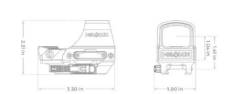HOLOSUN RED CIRCLE DOT - HS510C