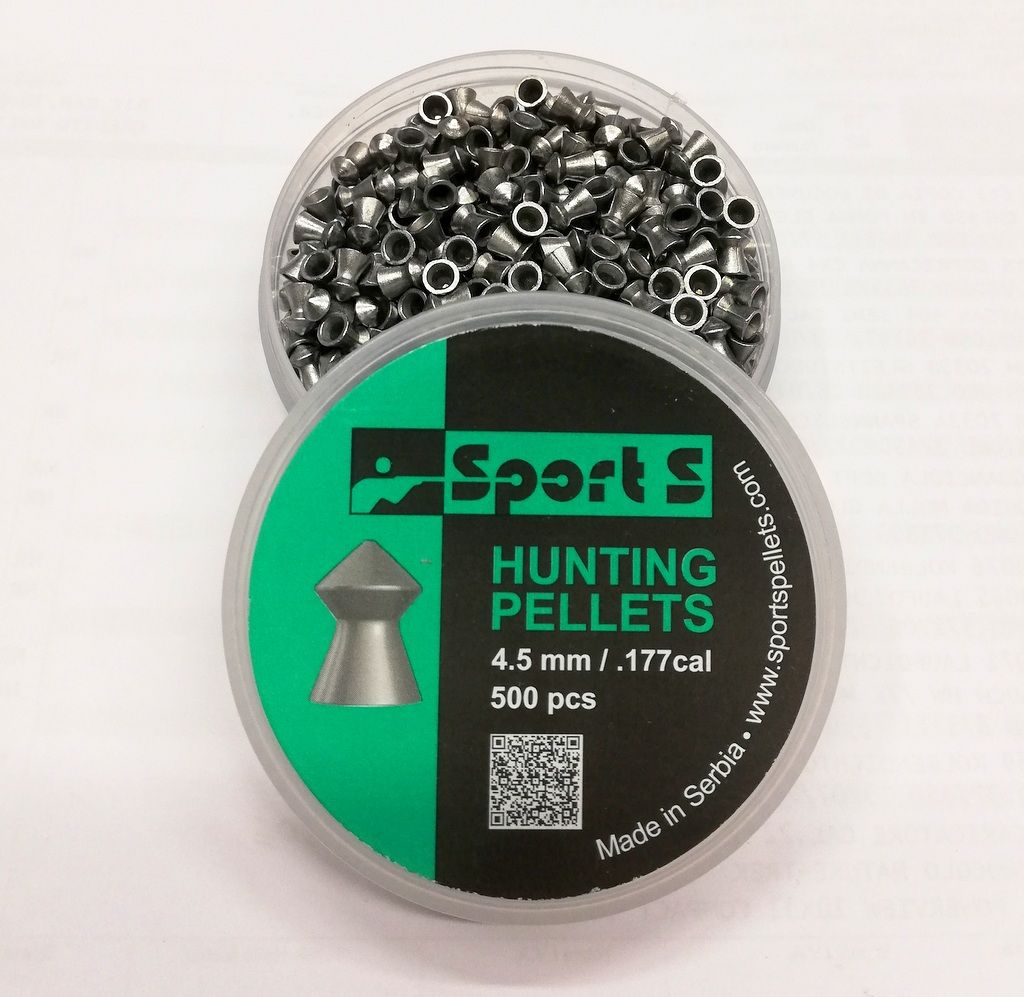 PIOMBINI SPORT S - HUNTING PELLETS 4.5 - 0.50 g - 500 pz