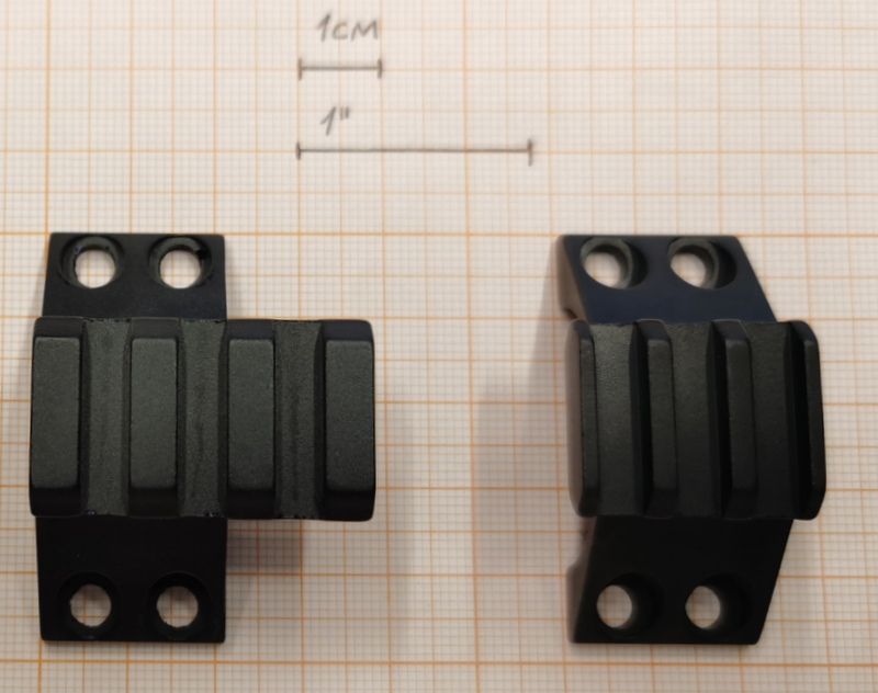 HAWKE SEMI ANELLI DA 30mm CON SLITTE PICATINNY