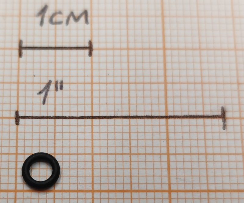 HATSAN n° ESPLOSO 2340 O RING 3x1