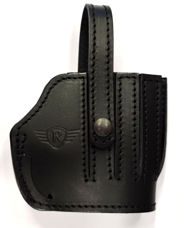 RADAR FONDINA IN CUOIO NERO mod. TANGA 