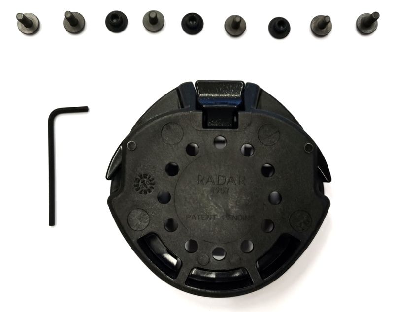 RADAR SLITTA CIRCOLARE MULTIPOSIZIONE PER FONDINE ED ACCESSORI
