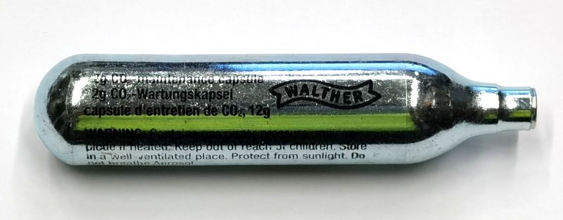 BERETTA BOMBOLETTE CO2 LUBRIFICANTI DA 12 gr / CO2 CANS - 5pz.