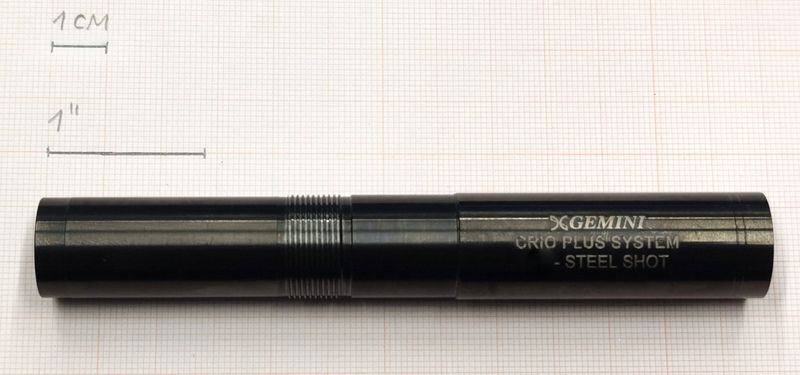 GEMINI STROZZATORI IN/OUT CALIBRO 20 +55mm per Breda - Benelli - Franchi - Marocchi