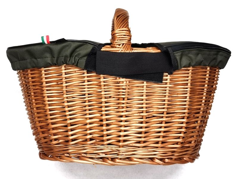 VENTURINI CESTO IN VIMINI CON COPERTURA  AMOVIBILE 