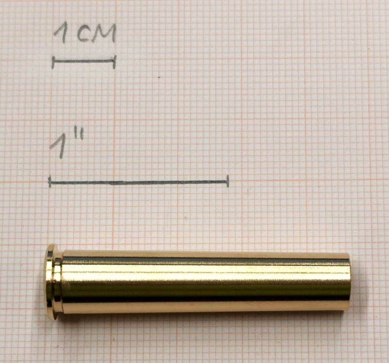 BOSSOLI IN OTTONE 45 mm - LOADABLE BRASS SHELLHOLDER cal. 8 PER INNESCHI 615 / 616