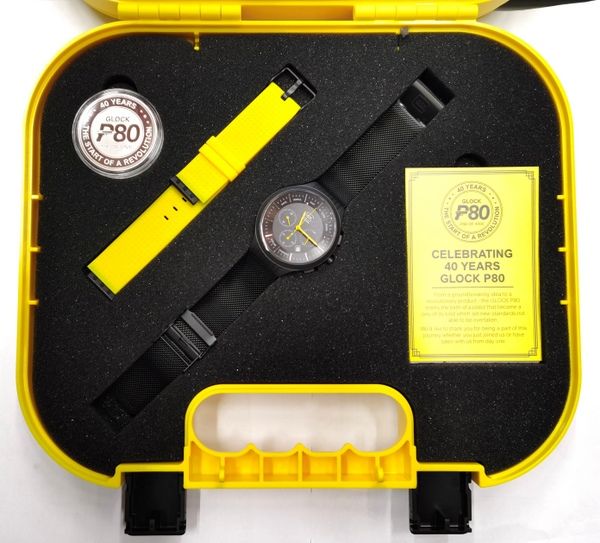 GLOCK CHRONO WATCH SET OROLOGIO COMMEMORATIVO 40° ANNIVERSARIO - EDIZIONE LIMITATA