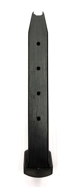 BERETTA CARICATORE NERO LUCIDO CON PAD IN GOMMA  DA 20 COLPI PER 92X PERFORMANCE cal. 9X21