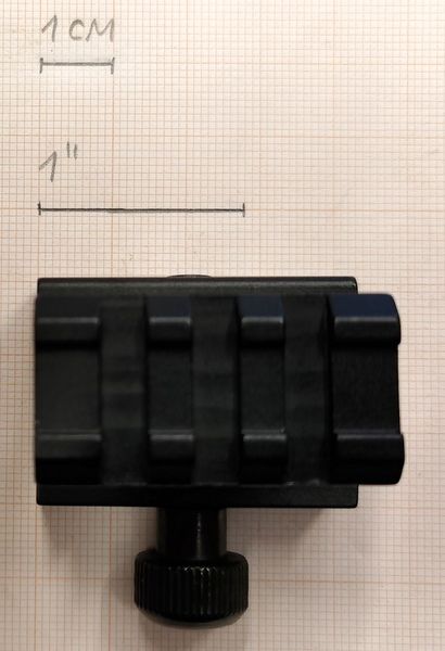 BLAUOPTIK RAIL WEAVER RIALZATO DA 25mm