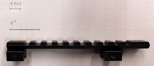 BLAUOPTIK ADATTATORE RAIL DA 11mm A WEAVER PICATINNY 