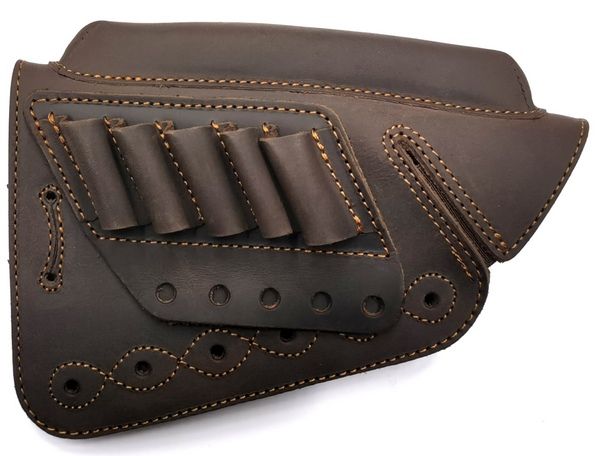 ARTIPEL ALLINEATORE IN PELLE CON PORTACOLPI E CHIUSURA A STRINGA 20mm - MARRONE