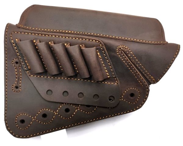 ARTIPEL ALLINEATORE IN PELLE CON PORTACOLPI E CHIUSURA A STRINGA 28mm - MARRONE