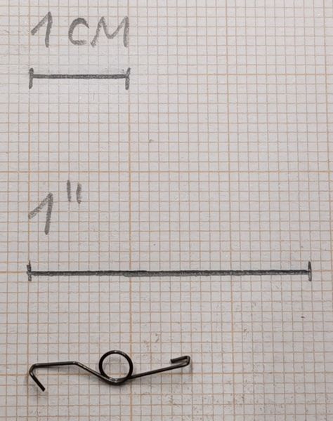 UMAREX MOLLA DI FERMO CARRELLO PER LUGER P08