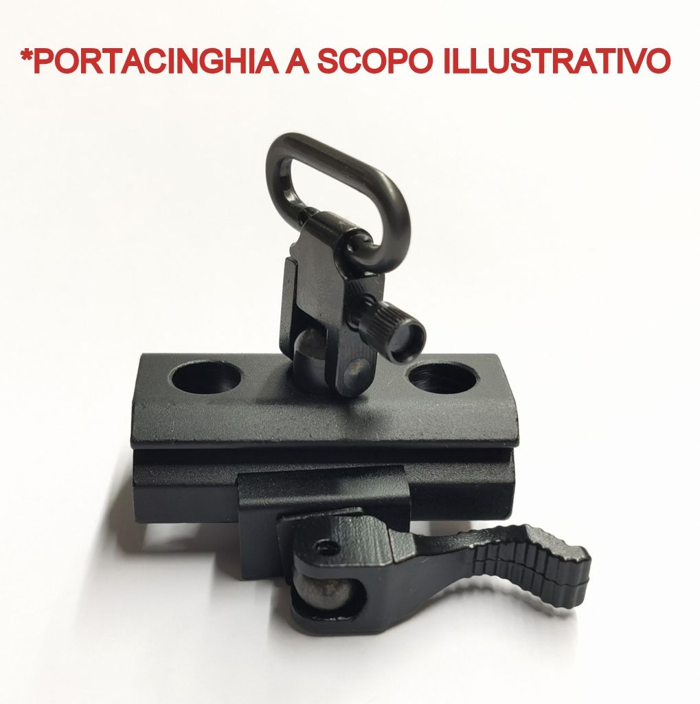 KALMIZAR | ADATTATORE CON LEVA PER BIPIEDI SU SLITTE WEAVER