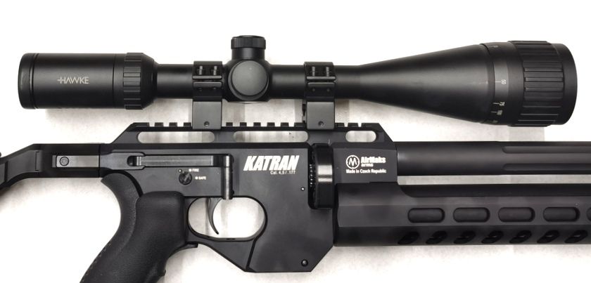 AIRMAKS KATRAN cal. 4,5 LIBERA VENDITA + OTTICA HAWKE 4-16 | USATA