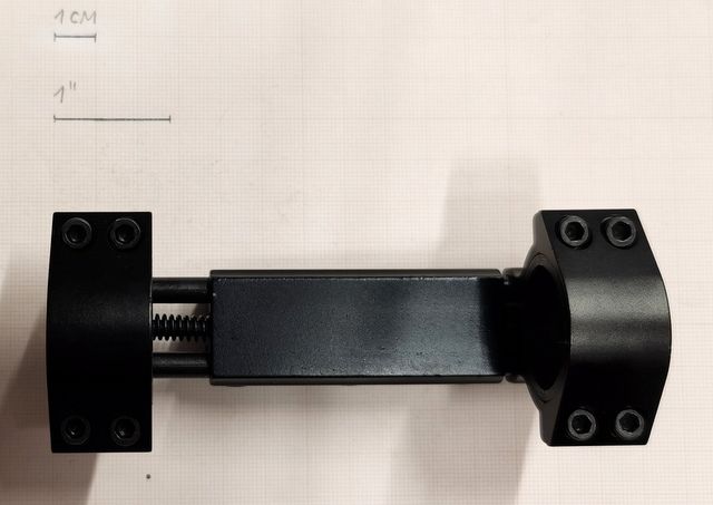 ATTACCO SLITTA AMMORTIZZATO DA 30mm e 1