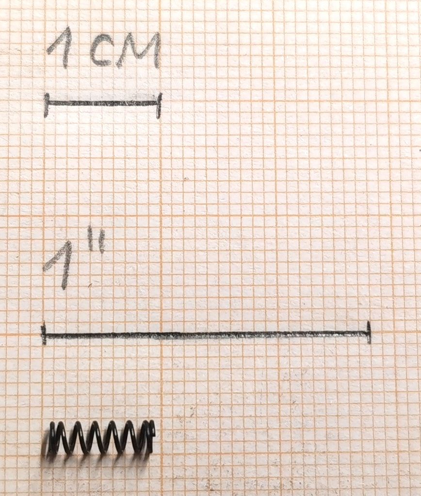 MOLLA PIOLO SICURA - n° ESPLOSO 12