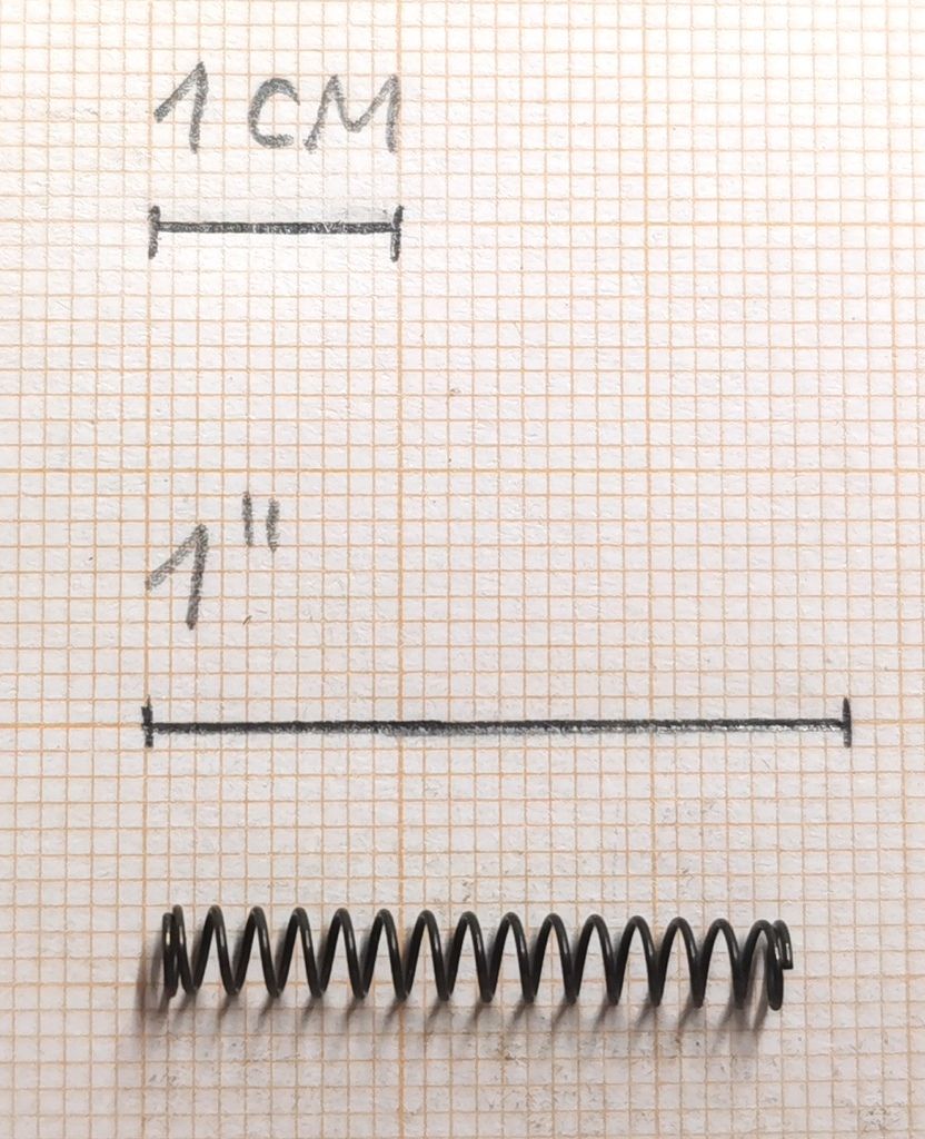 MOLLA PERCUSSORE - n° ESPLOSO 19