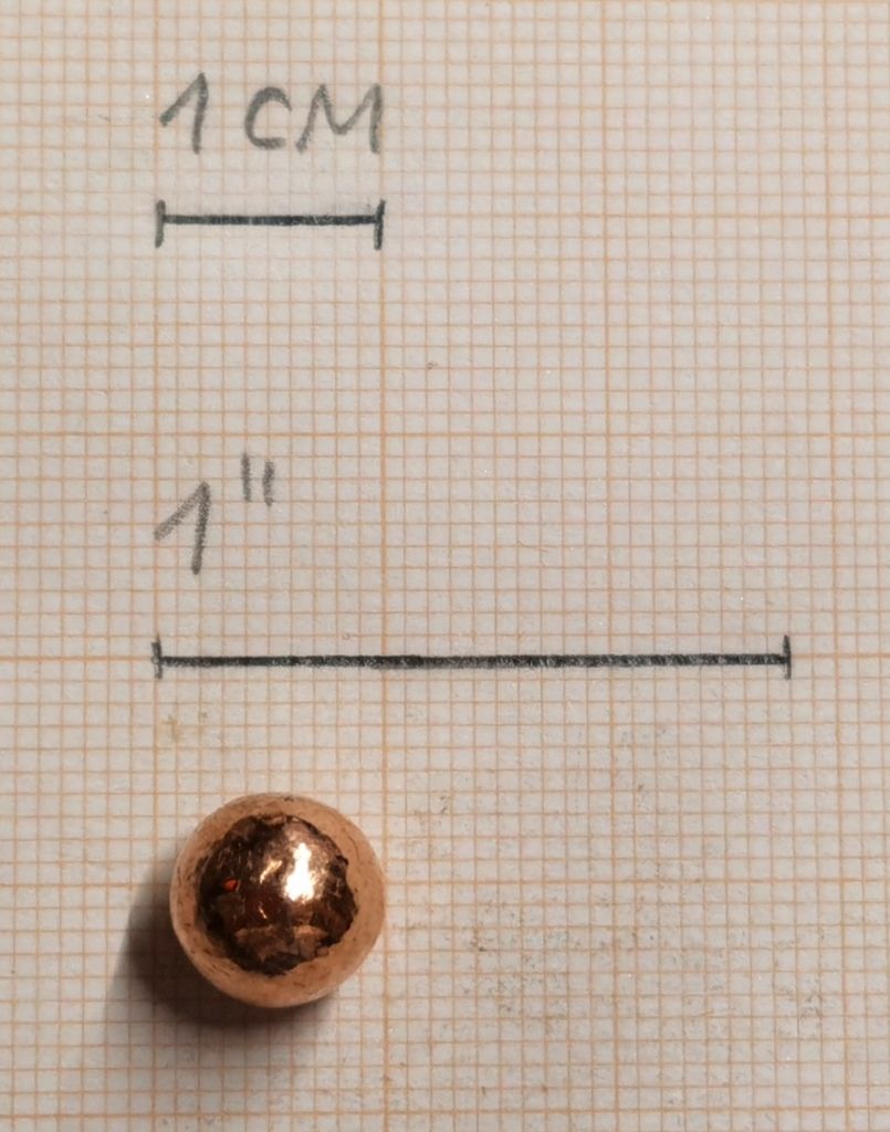 PALLE IN PIOMBO RAMATE Ø 9.2mm (4.57gr) - 500gr.