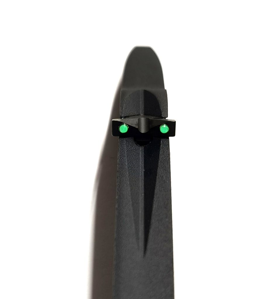 TACCA DI MIRA / BINDELLA PER WINCHESTER VULCAN CON FIBRA OTTICA VERDE