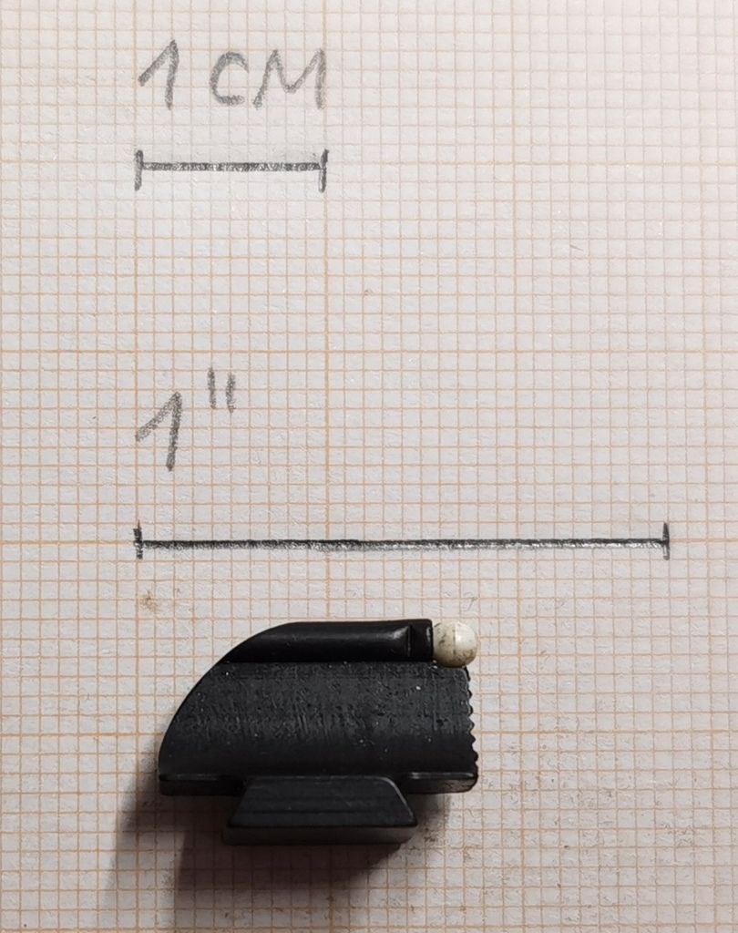 LPA MIRINO CON INSERTO BIANCO / 11mm