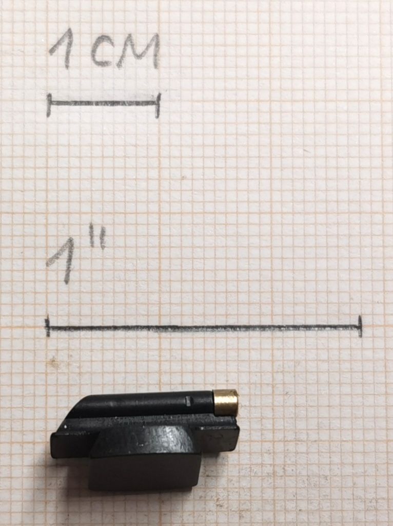 LPA MIRINO CON INSERTO IN OTTONE / 8mm