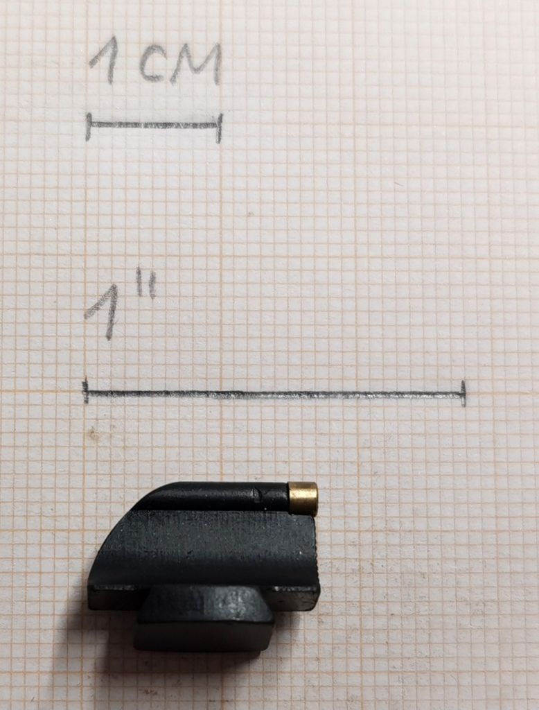 LPA MIRINO CON INSERTO IN OTTONE / 11mm