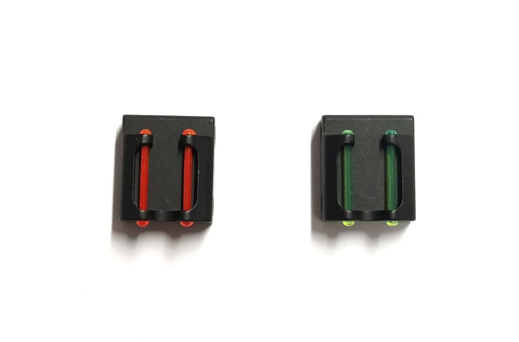 LPA TACCA DI MIRA CON FIBRA OTTICA PER BINDELLE DA 6 / 7 / 8 mm
